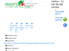 'lapdatcamerafpt.vn' screenshot