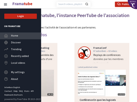'framatube.org' screenshot