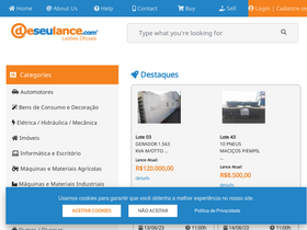'deseulance.com' screenshot
