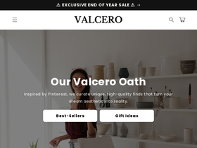 Shopvalcero website screenshot