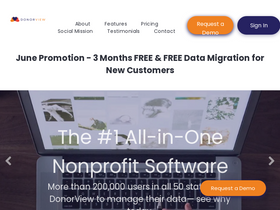 'donorview.com' screenshot