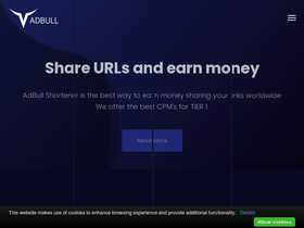 'adbull.me' screenshot
