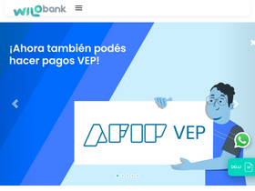 'wilobank.com' screenshot