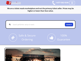 'premiumseating.com' screenshot