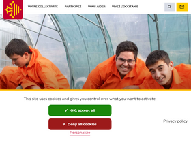 'laregion.fr' screenshot