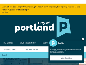 'portlandmaine.gov' screenshot