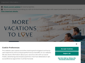 'marriottvacationclub.com' screenshot