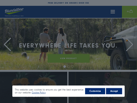 Blundstone homepage screenshot