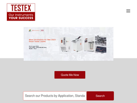'testextextile.com' screenshot