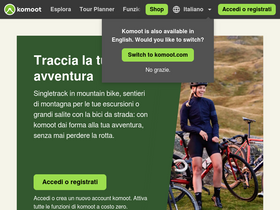 'komoot.it' screenshot