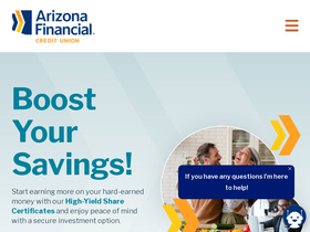 'arizonafinancial.org' screenshot