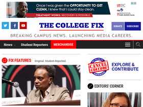 'thecollegefix.com' screenshot
