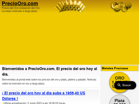 preciooro.com