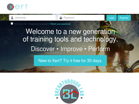 'xertonline.com' screenshot