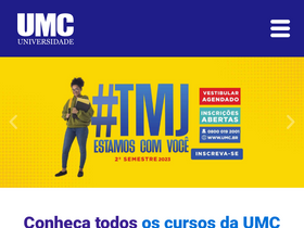 'umc.br' screenshot