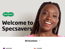 'specsavers.com' screenshot