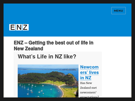 'enz.org' screenshot