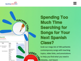 'speakinglatino.com' screenshot