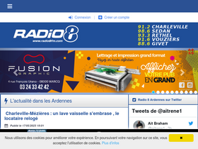 'radio8fm.com' screenshot