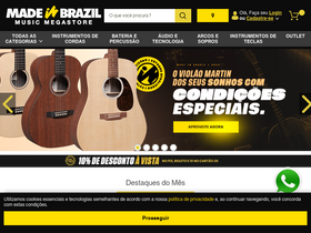 'madeinbrazil.com.br' screenshot