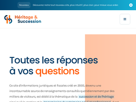 'heritage-succession.com' screenshot