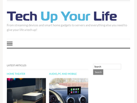 'techuplife.com' screenshot