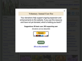 'minnesotawildflowers.info' screenshot