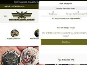 'tacticalgearjunkie.com' screenshot