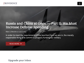 'providencemag.com' screenshot