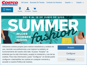 'costco.es' screenshot
