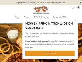 houseofpiescompanystore.com homepage screenshot