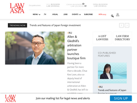 'law.asia' screenshot