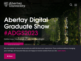 'aptos-test.abertay.ac.uk' screenshot