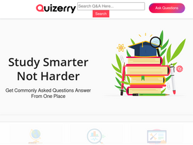 'quizerry.com' screenshot