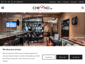 'chrono.lv' screenshot