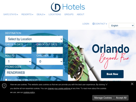 'diamondresortsandhotels.com' screenshot