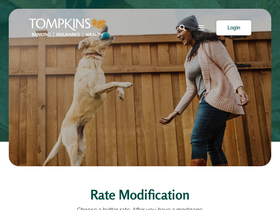 'tompkinsbank.com' screenshot