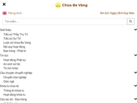 'chuabavang.com' screenshot