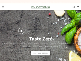 zenspicetraders.com homepage screenshot