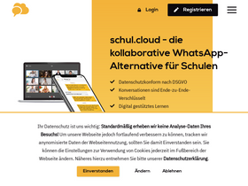 'schul.cloud' screenshot