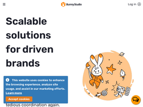 'bunnystudio.com' screenshot