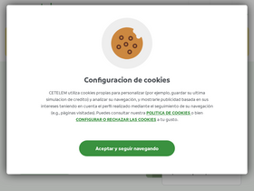 'cetelem.es' screenshot
