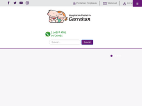 'farmacia.garrahan.gov.ar' screenshot