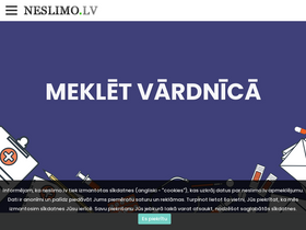 'neslimo.lv' screenshot