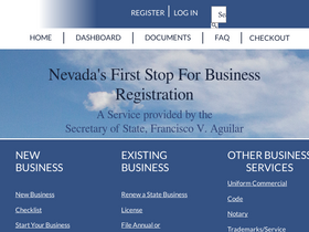 'nvsilverflume.gov' screenshot