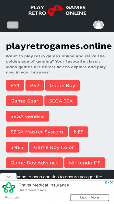 Play Retro Games Online - Play the old sega, nintendo and gameboy classics  online!