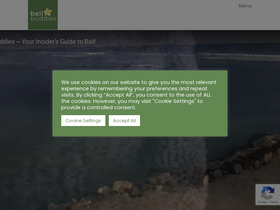 'balibuddies.com' screenshot