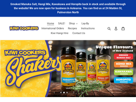 kiwicookers.com.au homepage screenshot