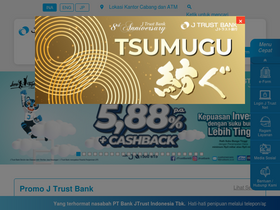 'jtrustbank.co.id' screenshot