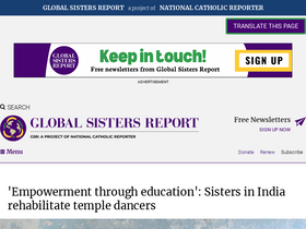 'globalsistersreport.org' screenshot